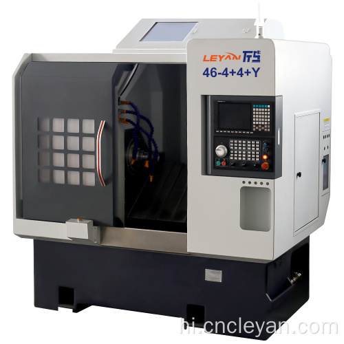CK46-4+4+y स्वचालित CNC मोड़ और मिलिंग मशीन
